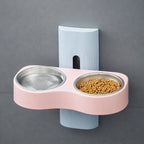 Gamelle Murale Réglable – Bol Inox Hygiénique Et Gain De Place