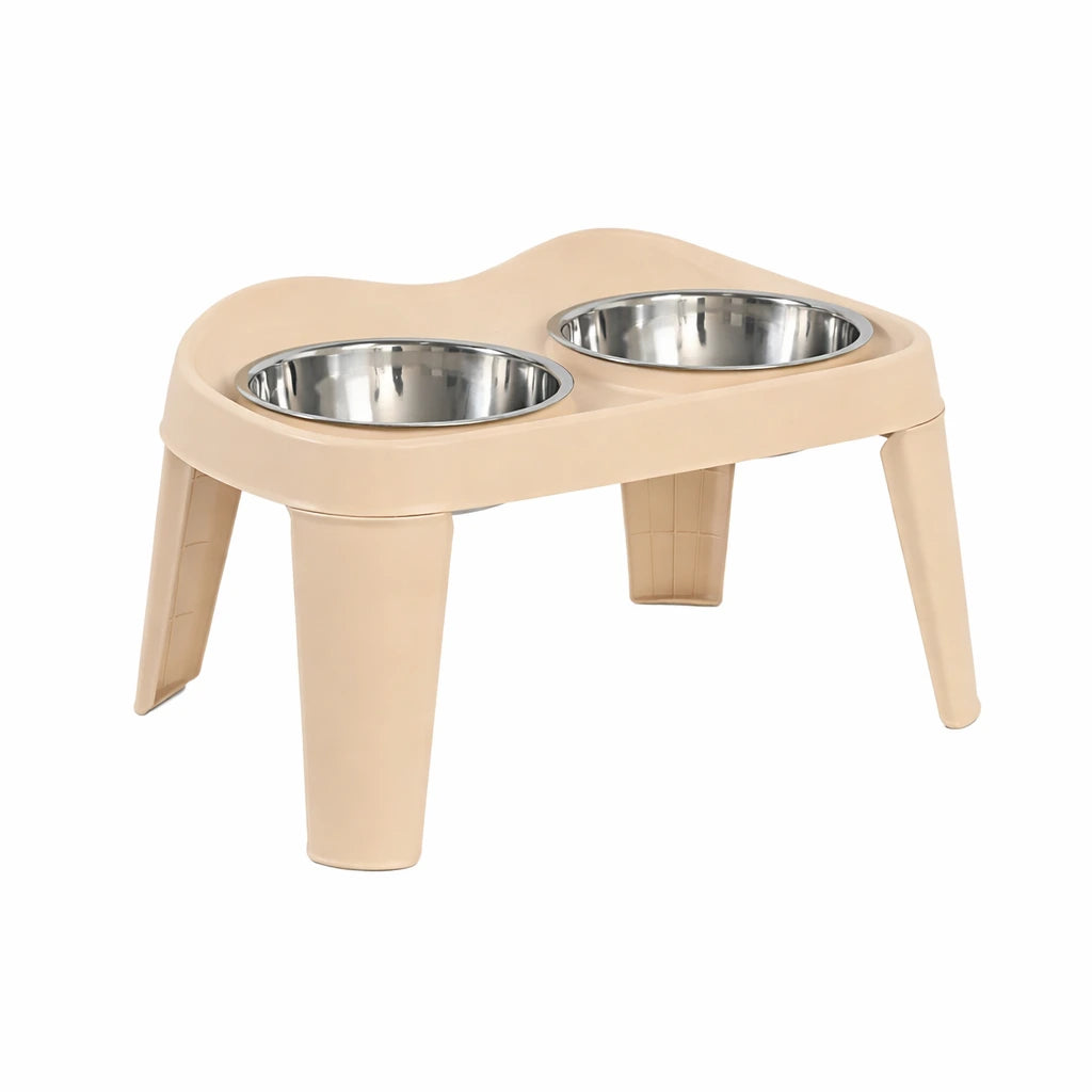 Gamelle Surélevée Avec Support Pliable