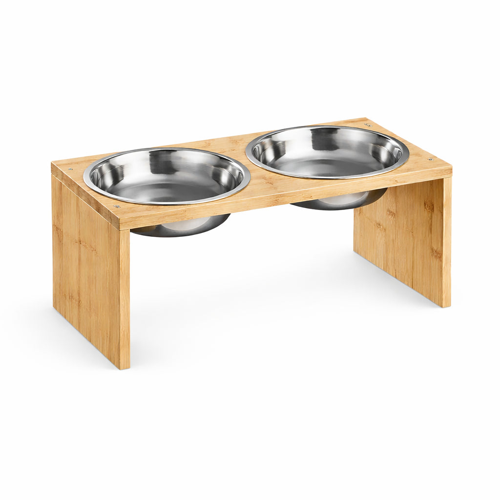 Grande Gamelle Surélevée En Bois
