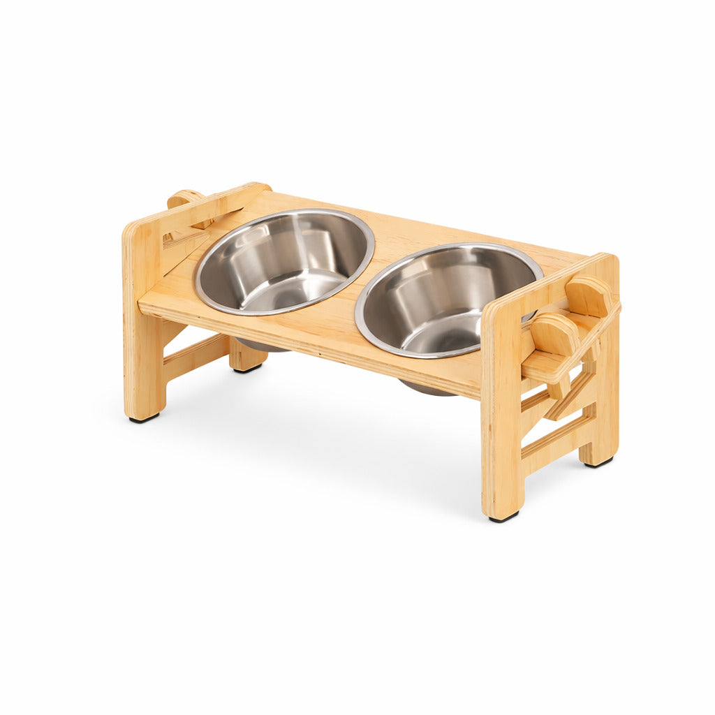 Gamelle Surélevée En Bois Pour Chien