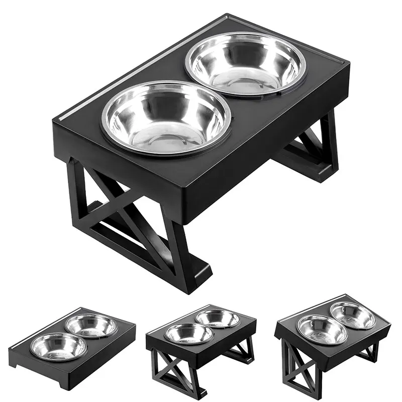 Gamelle Réglable Pour Chien Inoxydable